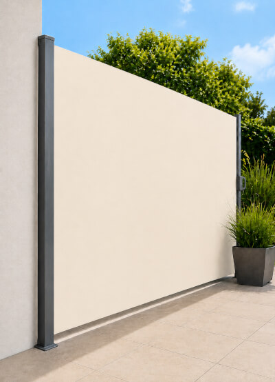 Seitenmarkise in Beige
