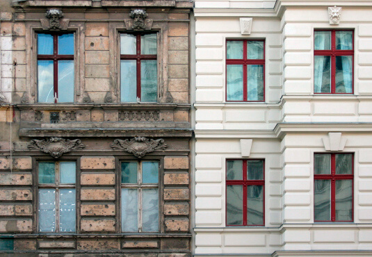 Sprossenfenster historisch
