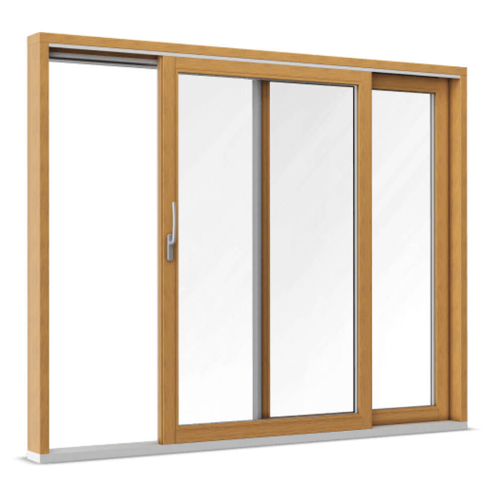 Hebeschiebetür Holz-Alu