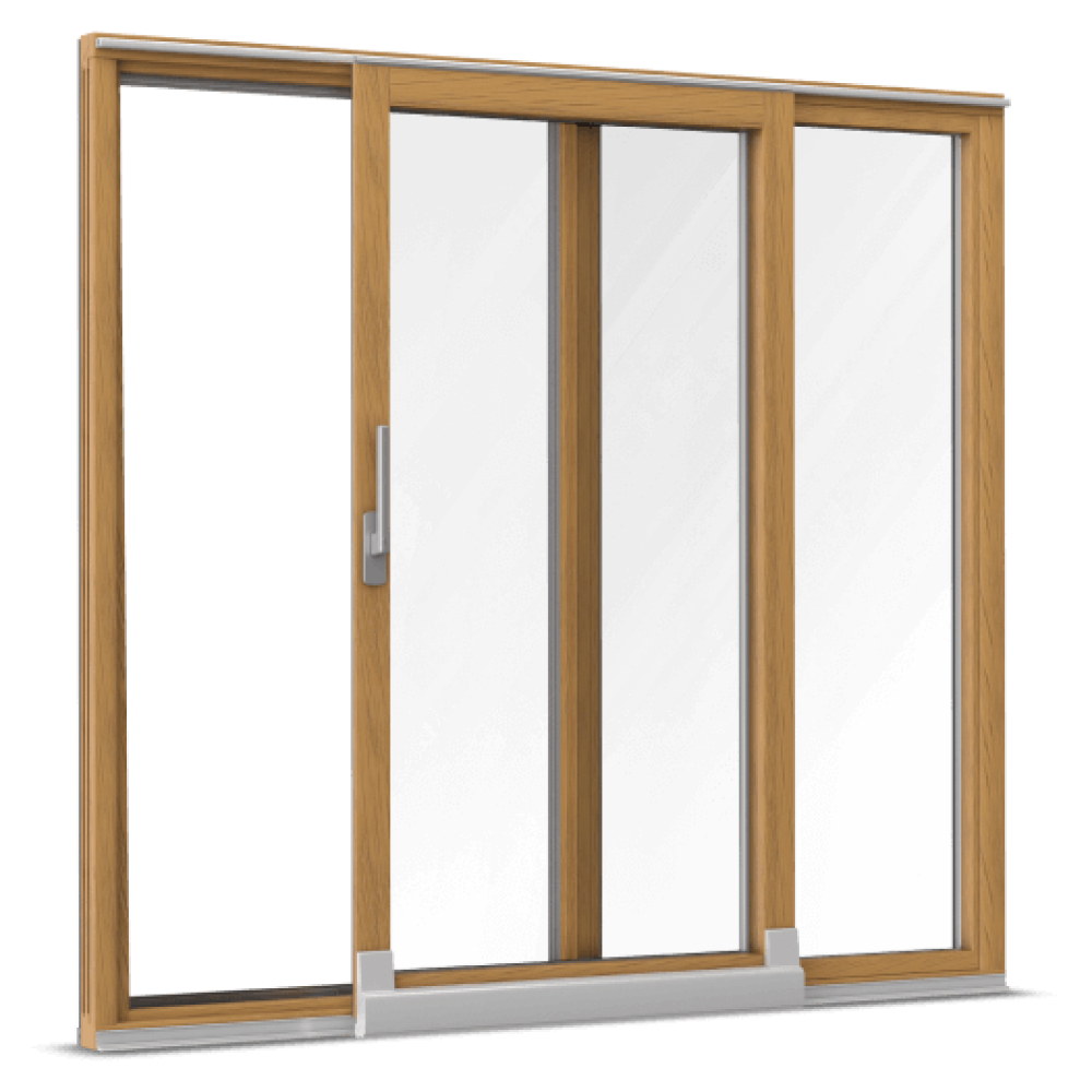 PSK-Tür aus Holz-Alu
