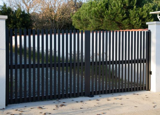 Gartentor Einbausituation