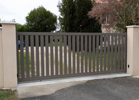 Gartentor Einbausituation