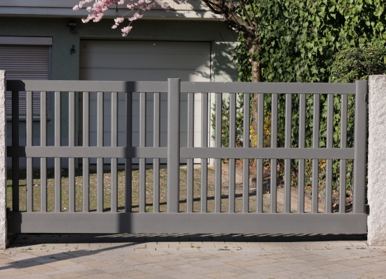 Gartentor Einbausituation