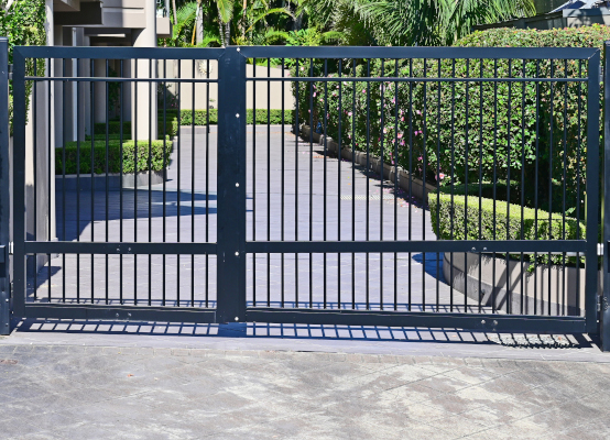 Gartentor Einbausituation