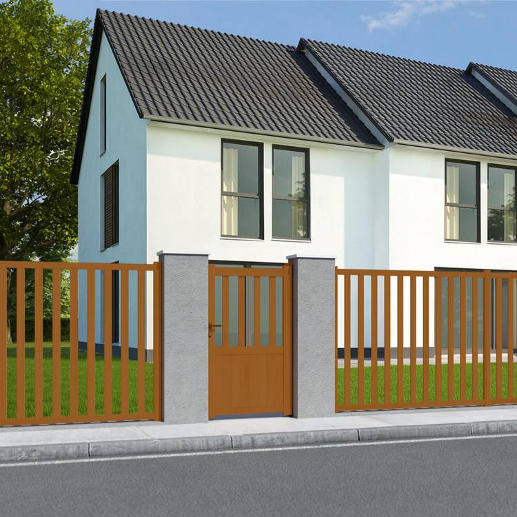 Einzeltor in Golden-Oak