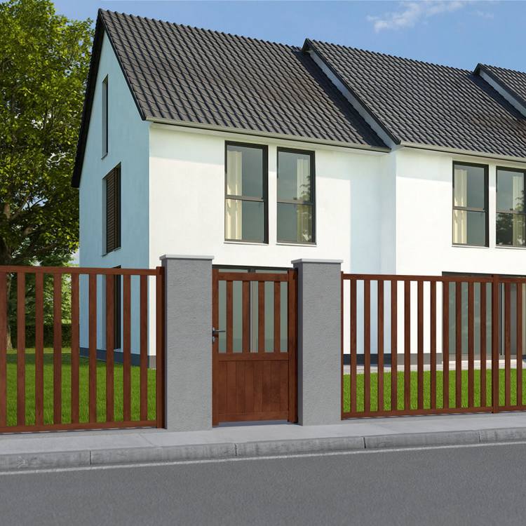 Einzeltor in Rostoptik