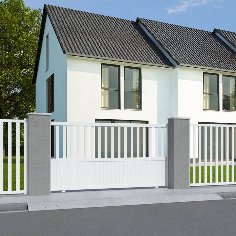 Schiebetor Weiß