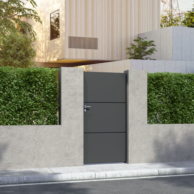 Design Tor mit Paneelen