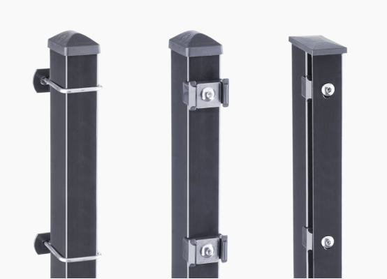 Doppelstabmattenzaun Pfosten Doppelstabmattenzaun Pfosten