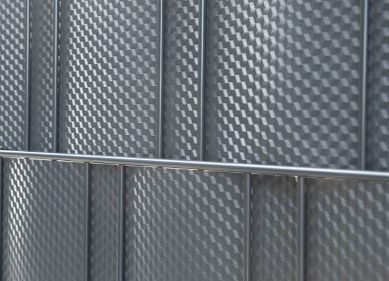 Doppelstabmattenzaun Sichtschutzstreifen Doppelstabmattenzaun Sichtschutzstreifen