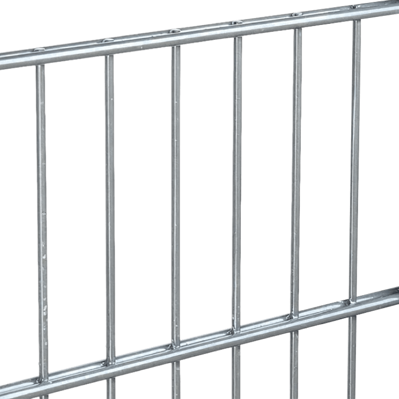 Doppelstabmatte aus verzinktem Stahl Doppelstabmatte aus verzinktem Stahl