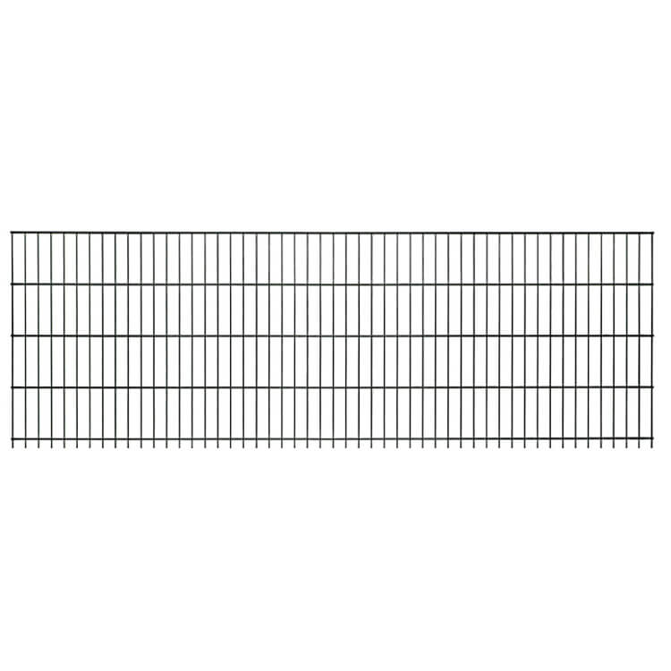 Doppelstabmattenzaun 80 cm hoch