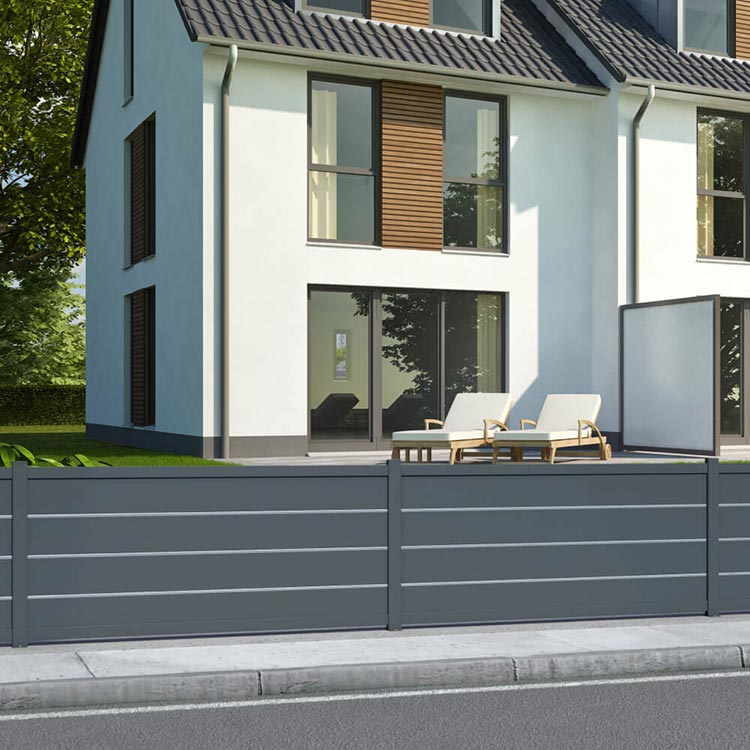 Zaun Braunau Einbau