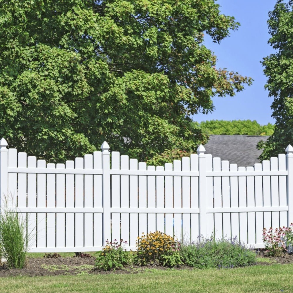 Gartenzaun Weiss