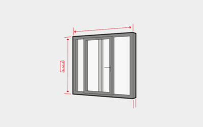 Terrassentür ausmessen
