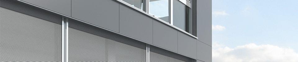 Schüco Fenster mit integriertem Rollladen