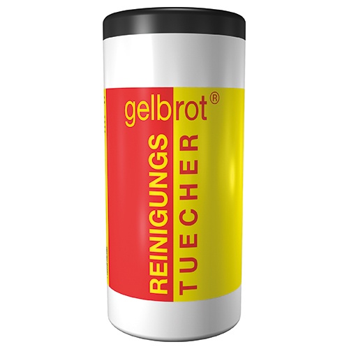 gelbrot Reinigungstücher für Silikon